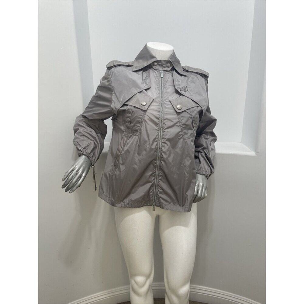 Hogan By Karl Lagerfeld Women’s Harrington Lightweight Gray Jacket Size  44